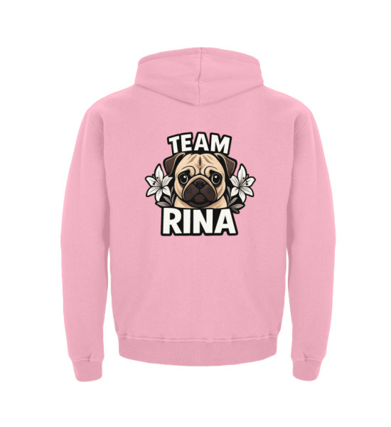 Team Rina - white Logo - Kinder Hoodie