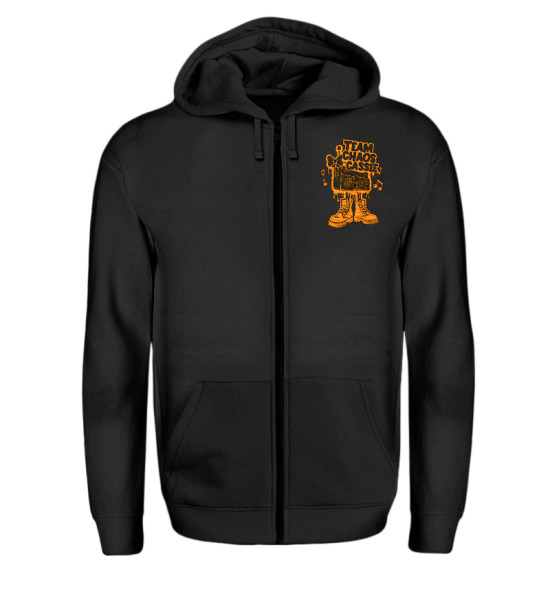 Logo Team Chaos Cassie orange Stick - Zip-Hoodie