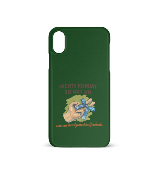 Handgemacht... - iPhone X Handyhülle