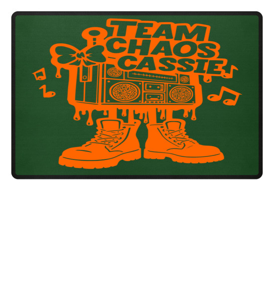 Logo Team Choas Cassie orange - Fußmatte