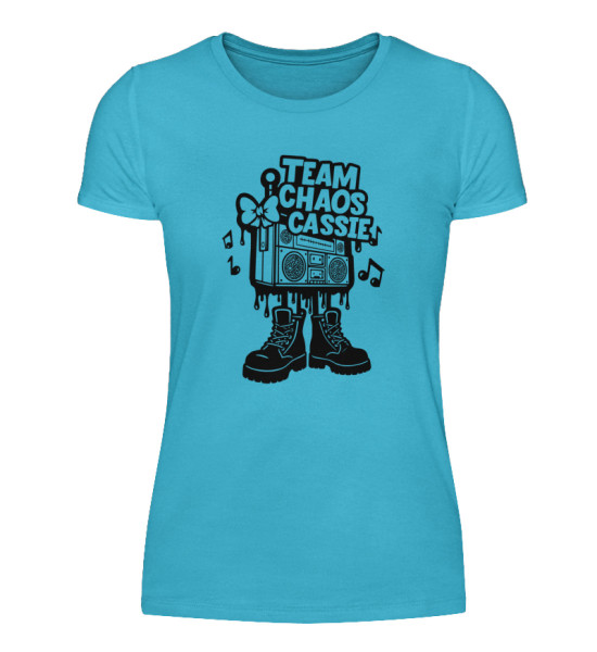 Logo Team Choas Cassie s/w - Damenshirt