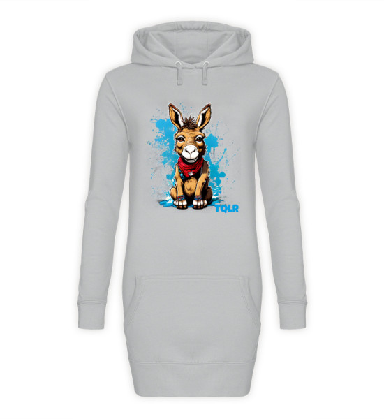Gravel Hippie TQLR Esel - Damen Hoodie-Kleid