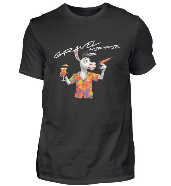 Gravel Hippie TQLR Esel dunkle Textilien - Herren Shirt
