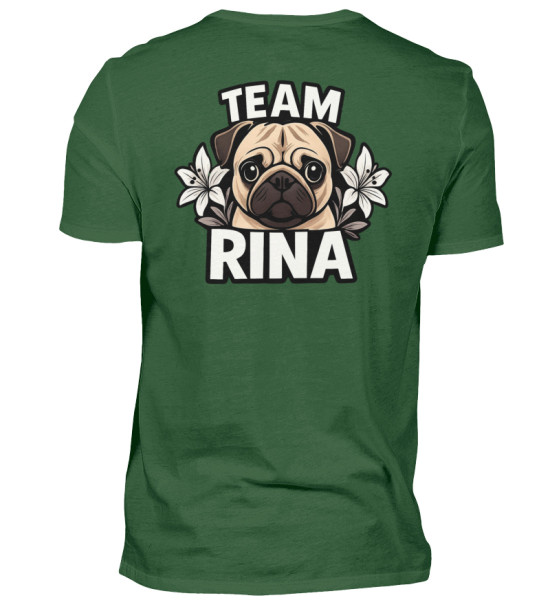 Team Rina - white Logo - Herren Shirt
