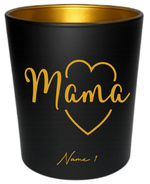 "Mama" personalisiertes Teelicht mit bis 9 Namen
