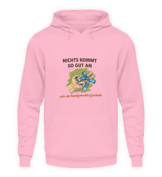 Handgemacht... - Unisex Kapuzenpullover Hoodie