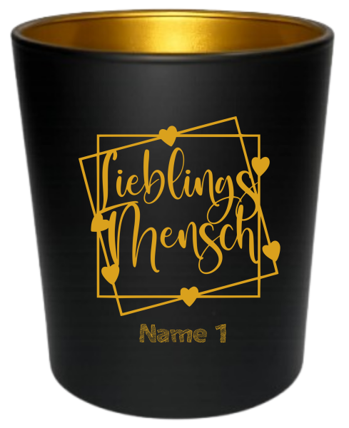 Personalisierte Teelichter mit bis 9 Namen