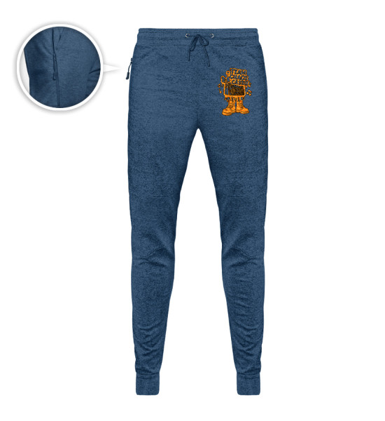 Logo Team Chaos Cassie orange Stick - Urban Jogger mit Stick