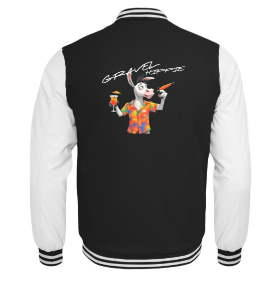 Gravel Hippie TQLR Esel dunkle Textilien - Kinder College Sweatjacke