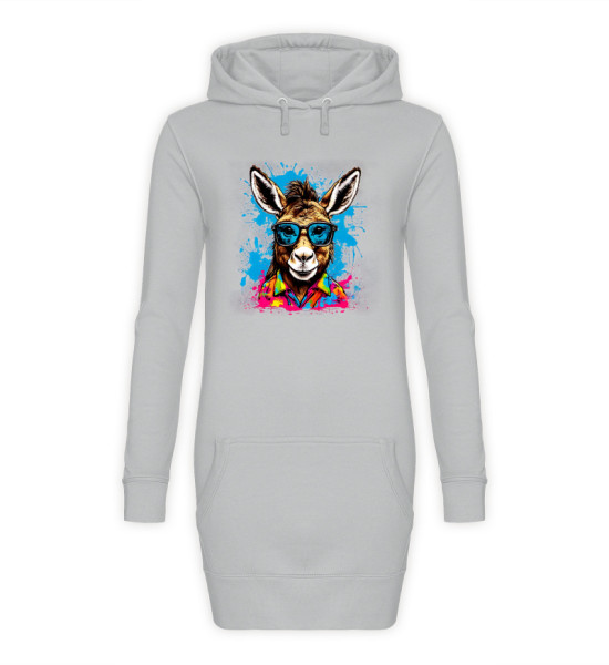 Gravel Hippie TQLR Esel - Damen Hoodie-Kleid