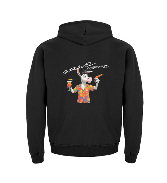 Gravel Hippie TQLR Esel dunkle Textilien - Kinder Hoodie