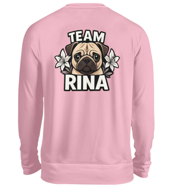 Team Rina - white Logo - Unisex Pullover