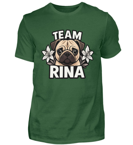Team Rina - white Logo - Herren Shirt