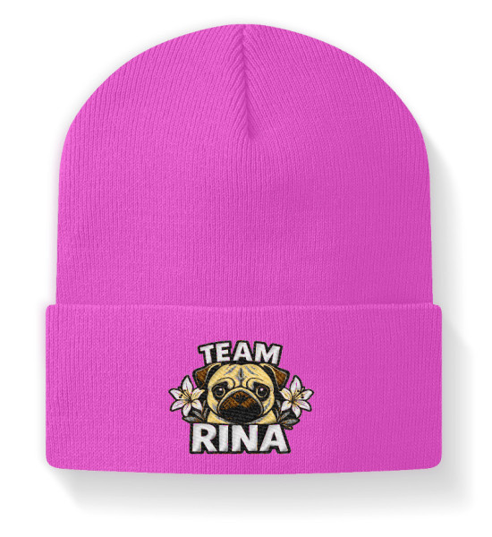 Team Rina - white Logo - Beanie