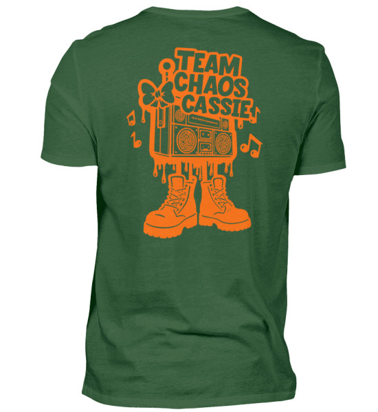 Logo Team Choas Cassie orange - Herren Shirt