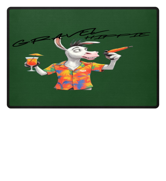 Gravel Hippie TQLR Esel Karotte - Fußmatte