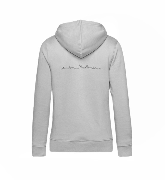 Skyline Magdeburg - Damen Organic Hoodie B&C