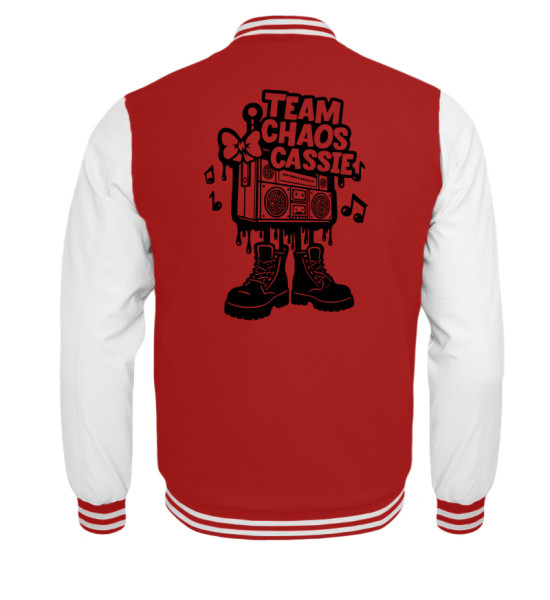 Logo Team Choas Cassie s/w - Kinder College Sweatjacke