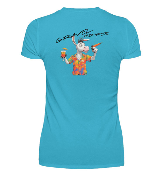 Gravel Hippie TQLR Esel Karotte - Damenshirt