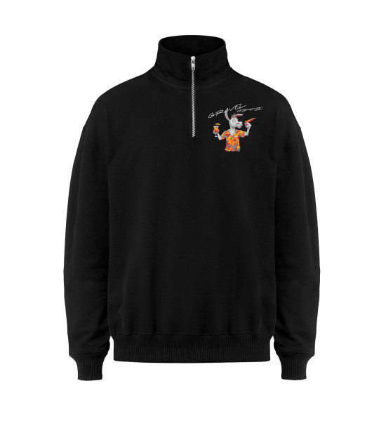 Gravel Hippie TQLR Esel Stick - Miller Dry Half-Zip ST/ST mit Stick