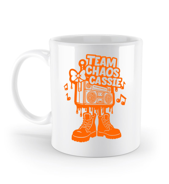 Logo Team Choas Cassie orange - Standard Tasse