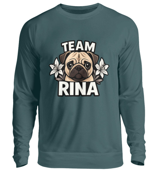 Team Rina - white Logo - Unisex Pullover