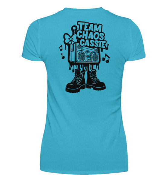 Logo Team Choas Cassie s/w - Damenshirt