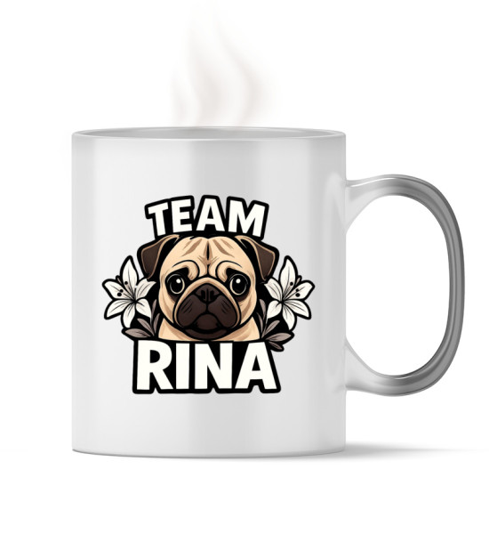Team Rina - white Logo - Magic - Tasse