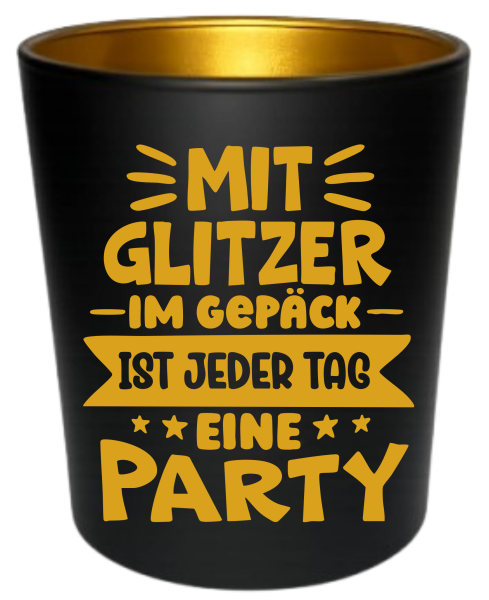 Mit Glitzer im Gepäck...
