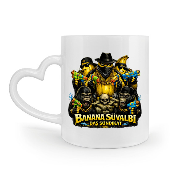 Banana Süvalbi - Herzhenkel Tasse