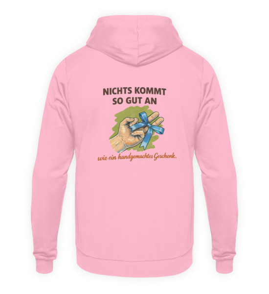 Handgemacht... - Unisex Kapuzenpullover Hoodie