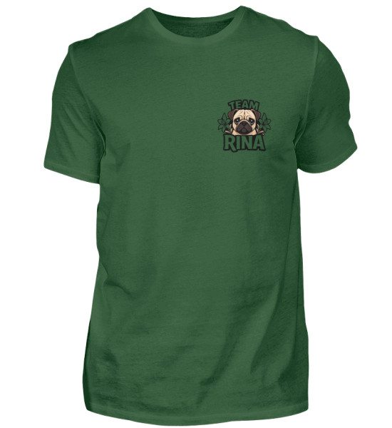 Team Rina - transparent Logo beidseitig - Herren Shirt