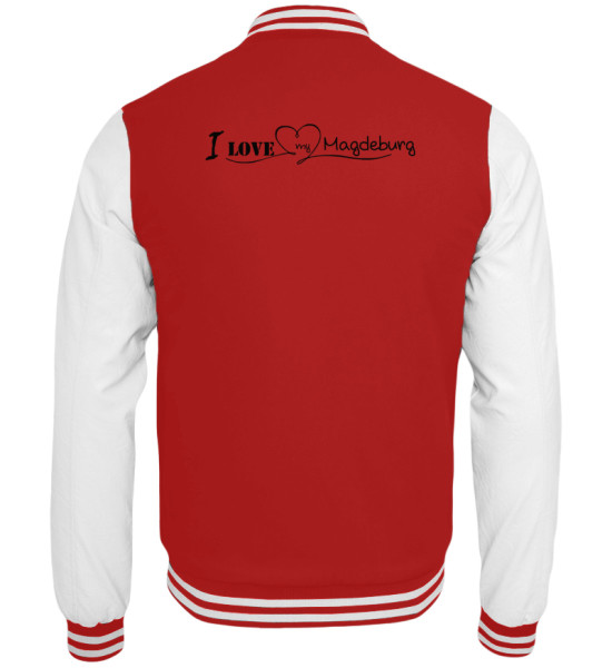 I Love my Magdeburg - College Sweatjacke