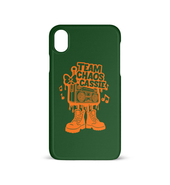 Logo Team Choas Cassie orange - iPhone XR Handyhülle
