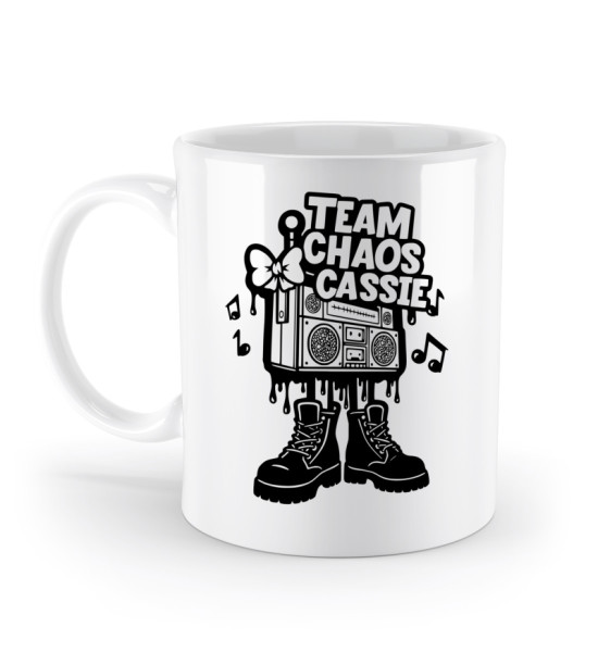 Logo Team Choas Cassie s/w - Standard Tasse