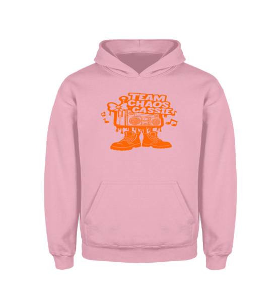 Logo Team Choas Cassie orange - Kinder Hoodie