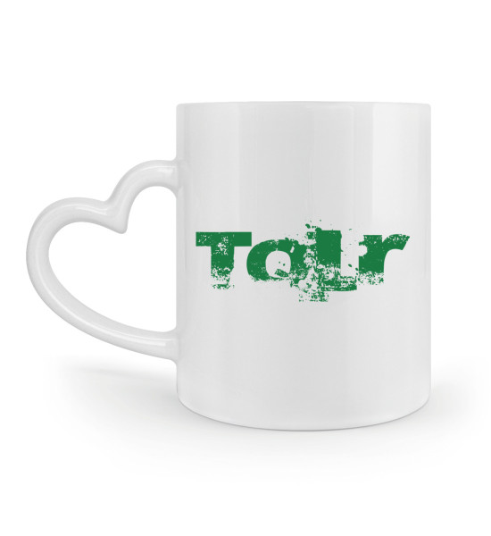 Gravel Hippie TQLR - Herzhenkel Tasse