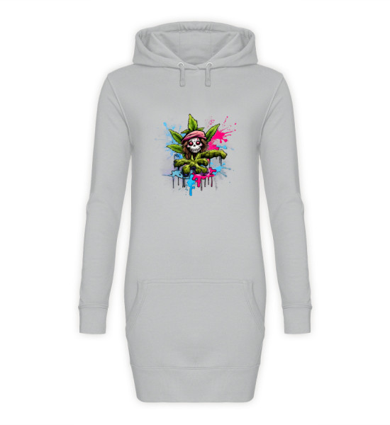 Gravel Hippie TQLR Cannabis - Damen Hoodie-Kleid