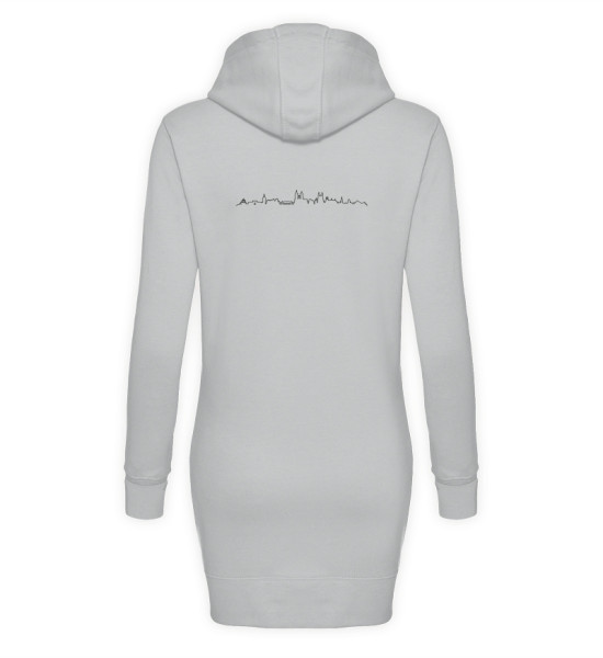 Skyline Magdeburg - Damen Hoodie-Kleid
