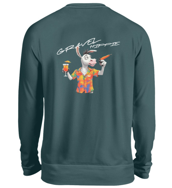 Gravel Hippie TQLR Esel dunkle Textilien - Unisex Pullover