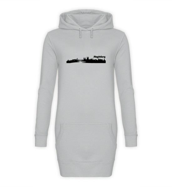 Skyline Magdeburg - Damen Hoodie-Kleid