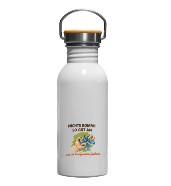Handgemacht... - Edelstahl Trinkflasche