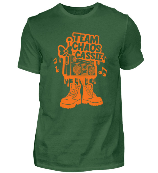 Logo Team Choas Cassie orange - Herren Shirt