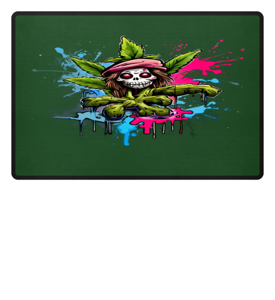 Gravel Hippie TQLR Cannabis - Fußmatte