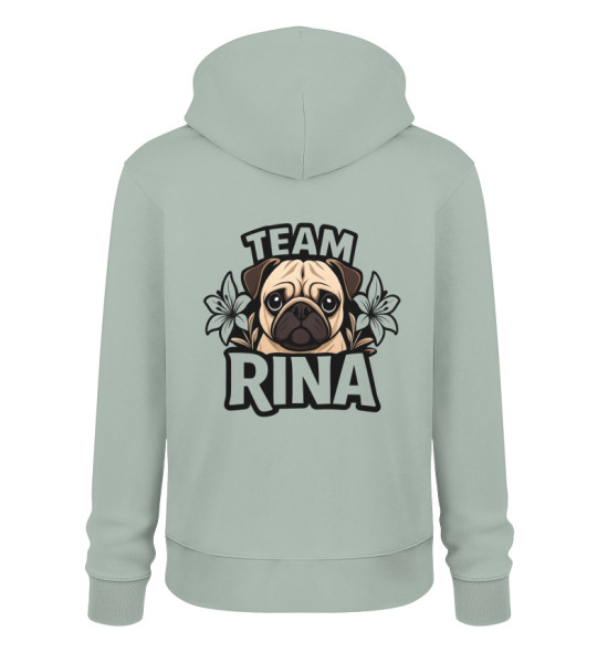 Team Rina - transparent Logo - Unisex Organic Hoodie 2.0 ST/ST
