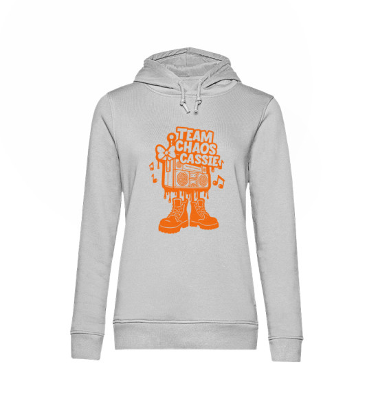 Logo Team Choas Cassie orange - Damen Organic Hoodie B&C