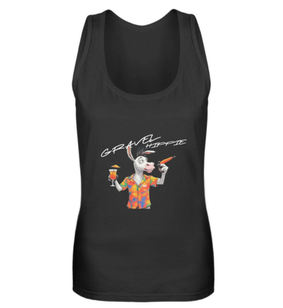 Gravel Hippie TQLR Esel dunkle Textilien - Frauen Tanktop