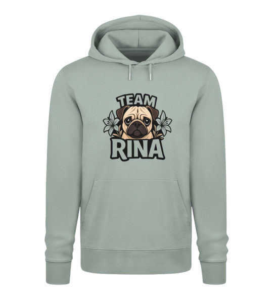 Team Rina - transparent Logo - Unisex Organic Hoodie 2.0 ST/ST