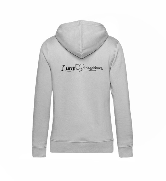 I Love my Magdeburg - Damen Organic Hoodie B&C