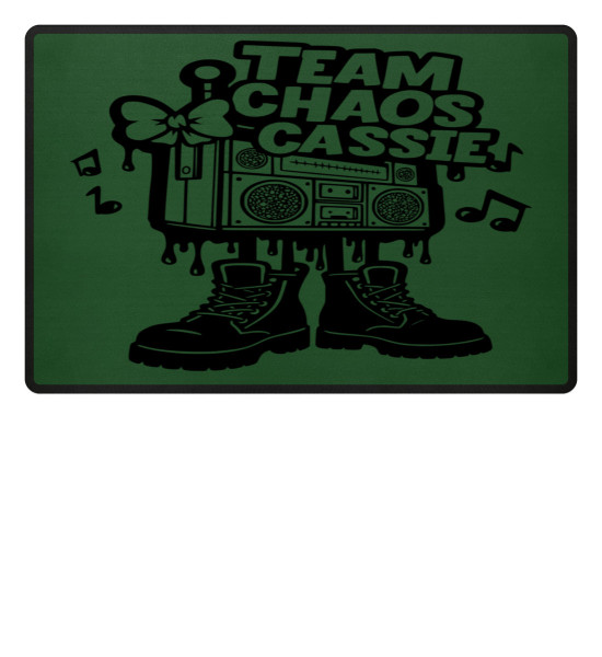 Logo Team Chaos Cassie s/w - Fußmatte